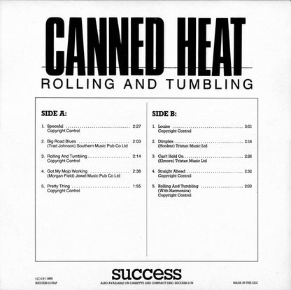Canned Heat : Rolling And Tumbling (LP, Album, RE)