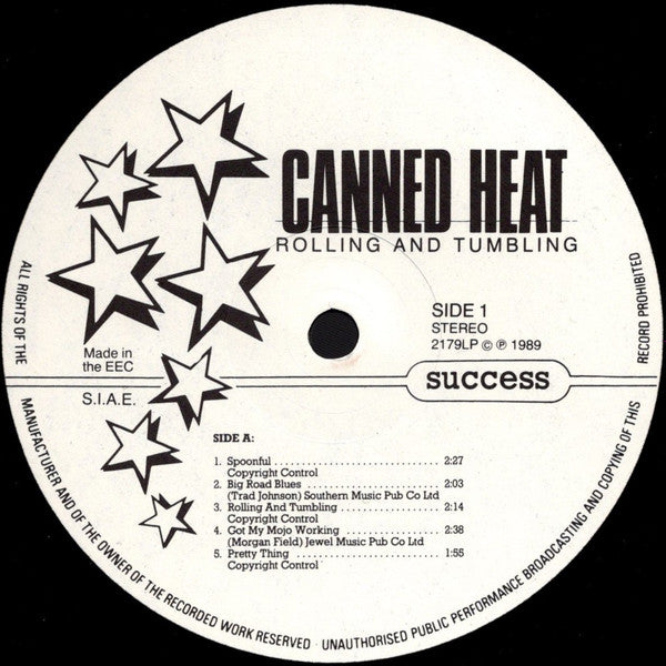 Canned Heat : Rolling And Tumbling (LP, Album, RE)
