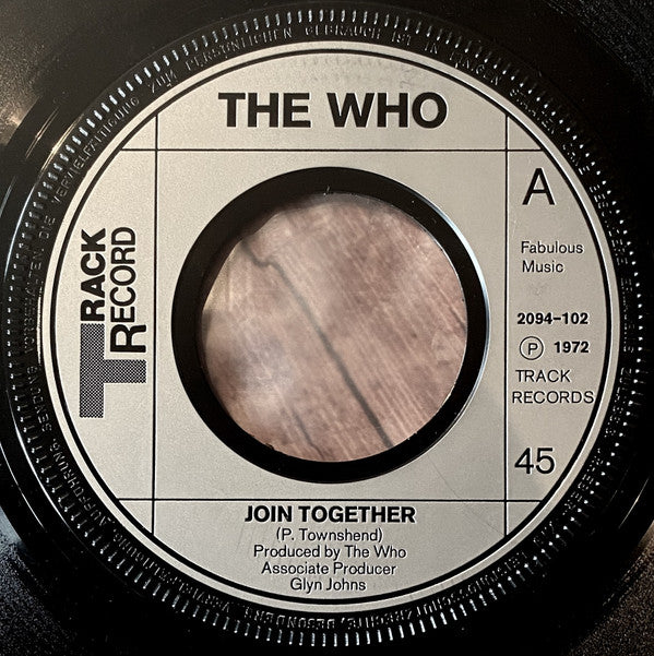 The Who : Join Together (7", Single)