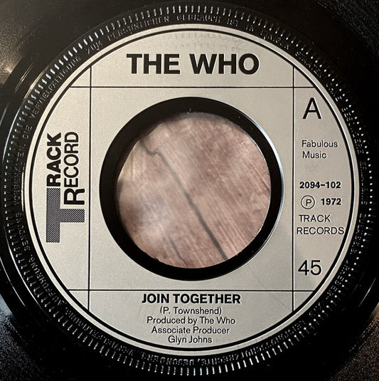 The Who : Join Together (7", Single)