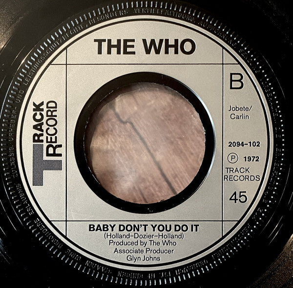 The Who : Join Together (7", Single)