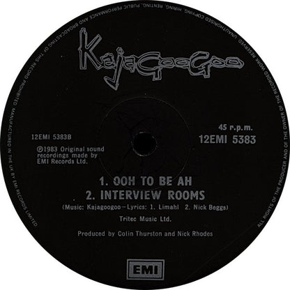 Kajagoogoo : Ooh To Be Ah (The Construction Mix) (12", Single)