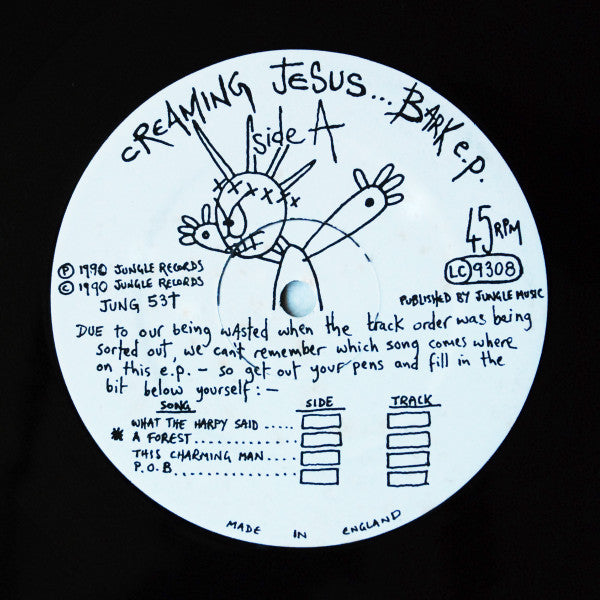 Creaming Jesus : Bark EP (12", EP)