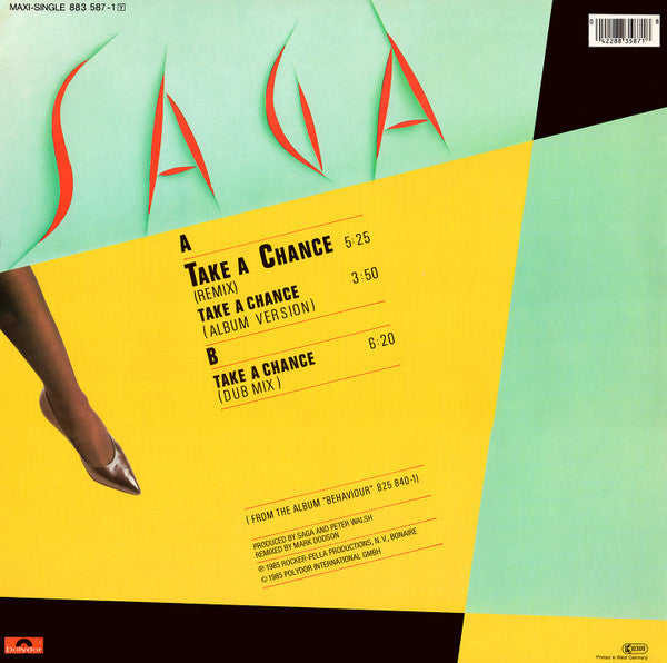 Saga (3) : Take A Chance (12", Maxi)