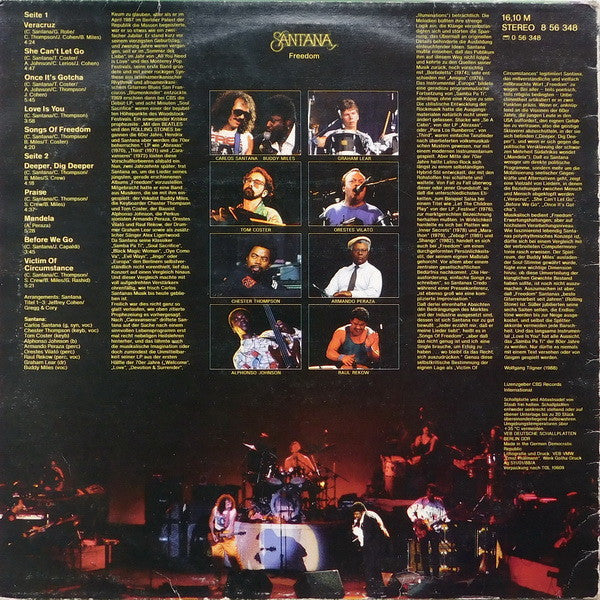 Santana : Freedom (LP, Album)