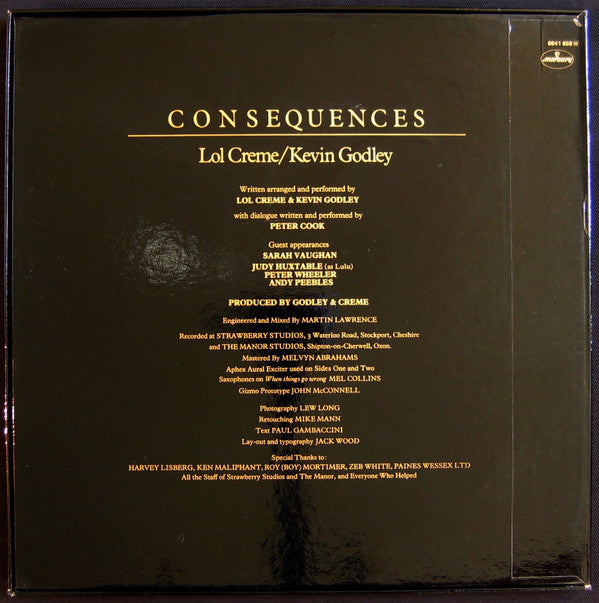 Lol Creme / Kevin Godley* : Consequences (3xLP, Album + Box)