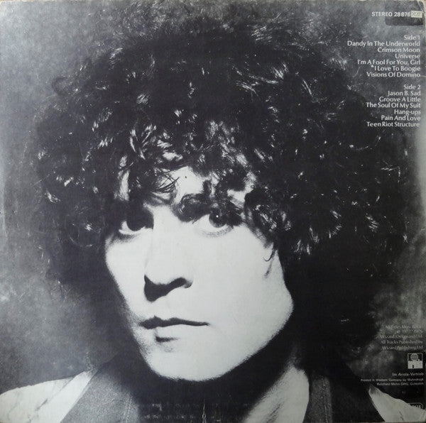 T. Rex : Dandy In The Underworld (LP, Album)