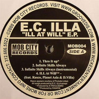 E.C. Illa* : Ill At Will EP (12", EP)