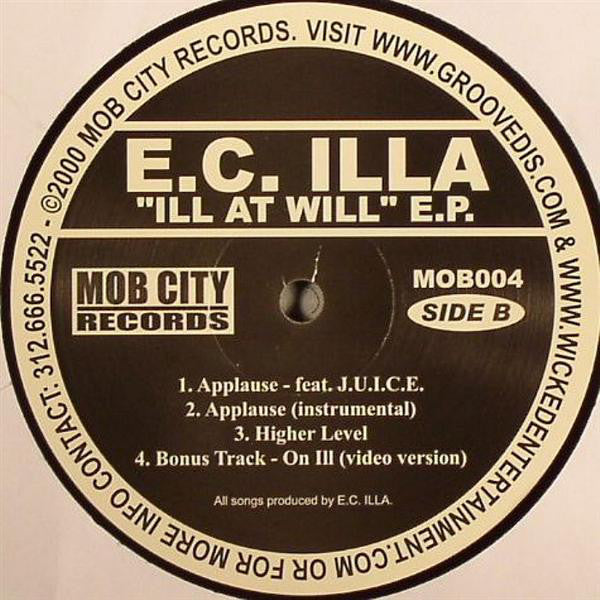 E.C. Illa* : Ill At Will EP (12", EP)