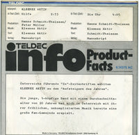 Kleenex Aktiv : Hilfe (7", Single, Promo)