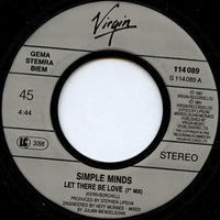 Simple Minds : Let There Be Love (7", Single)