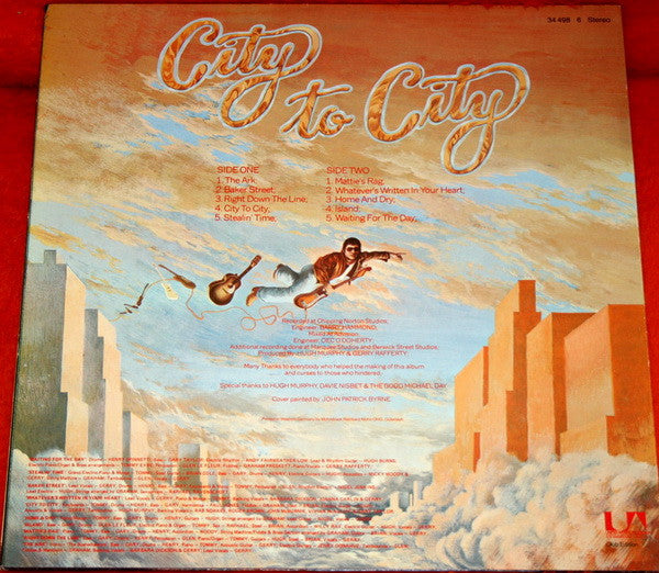 Gerry Rafferty : City To City (LP, Album, Club)