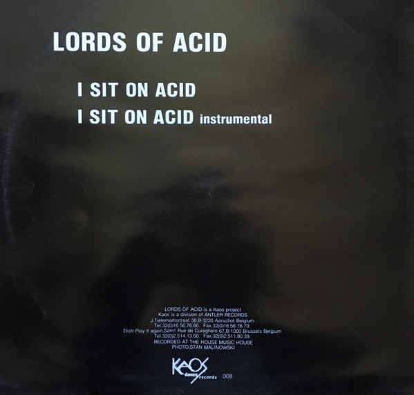 Lords Of Acid : I Sit On Acid (12", Unc)