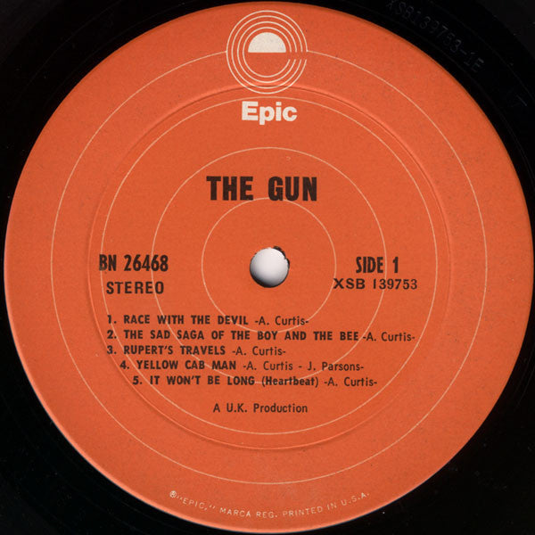 The Gun : Gun (LP, Album, RE, Ter)