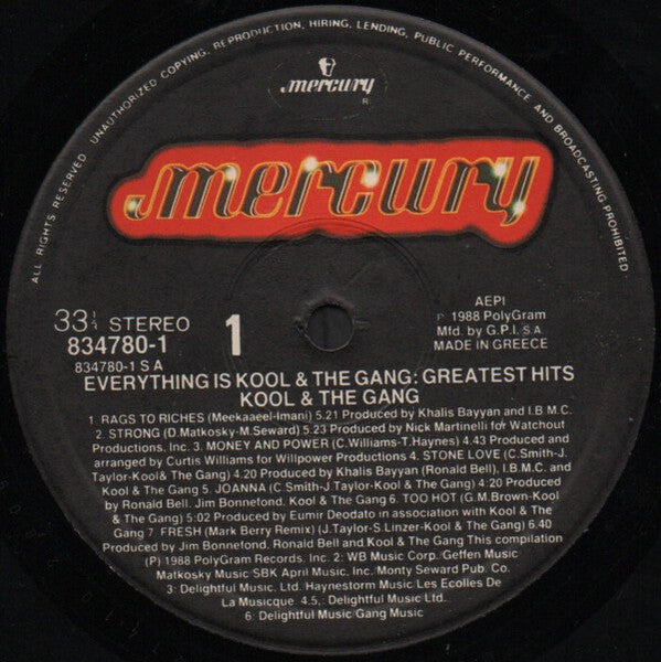 Kool & The Gang : Everything Is Kool & The Gang - Greatest Hits & More (LP, Comp)
