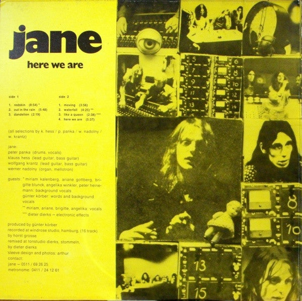 Jane : Here We Are (LP, Album, RP)