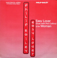 Philip Bailey Duet With Phil Collins / Philip Bailey : Easy Lover (Extended Dance Remix) b/w Woman (12", Maxi)