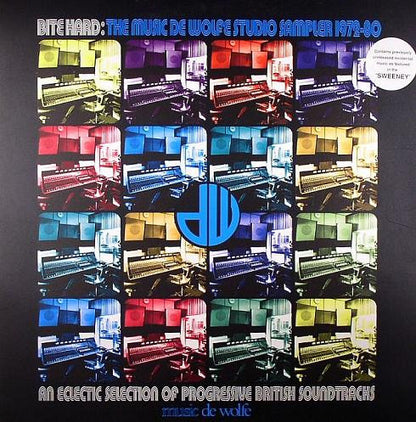 Various : Bite Hard: The Music Of De Wolfe Studio Sampler 1972-80 (LP, Comp)