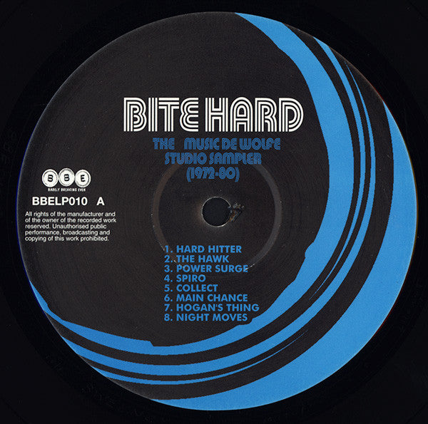 Various : Bite Hard: The Music Of De Wolfe Studio Sampler 1972-80 (LP, Comp)