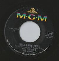 Eric Burdon & The Animals : When I Was Young (7", Single)