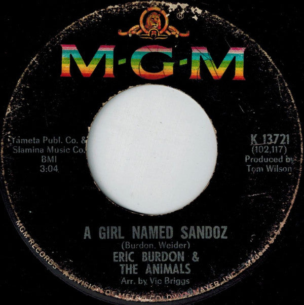 Eric Burdon & The Animals : When I Was Young (7", Single)