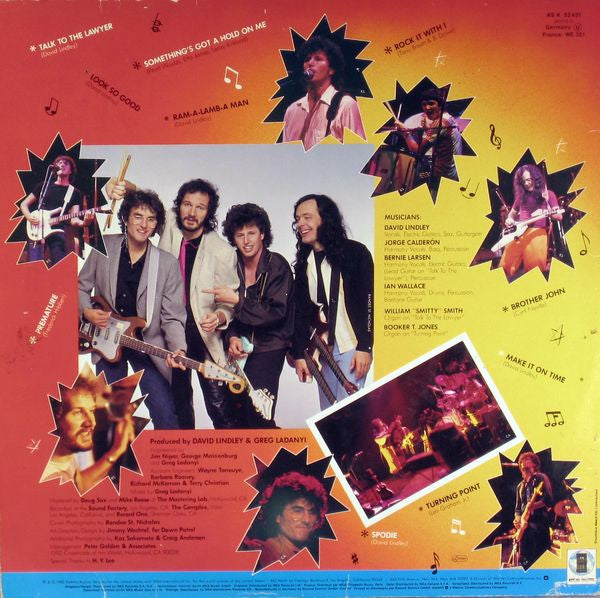 David Lindley And El Rayo-X : Win This Record! (LP, Album)
