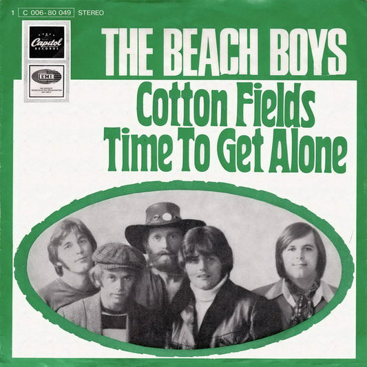 The Beach Boys : Cotton Fields / Time To Get Alone (7", Single)