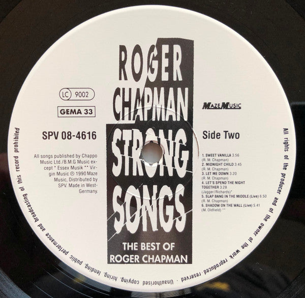 Roger Chapman : Strong Songs (The Best Of Roger Chapman) (LP, Comp)