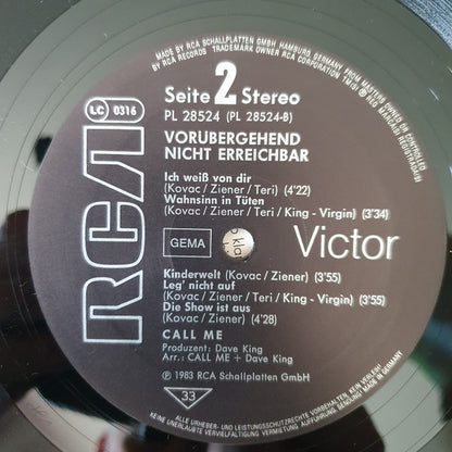 Call Me : Vorübergehend Nicht Erreichbar... (LP)