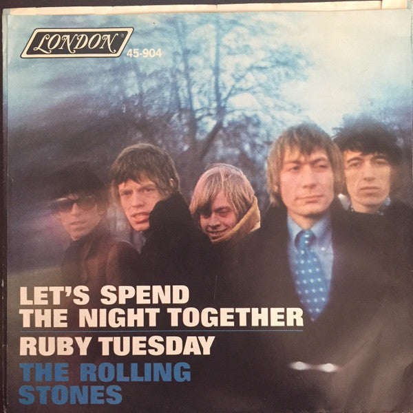 The Rolling Stones : Let's Spend The Night Together / Ruby Tuesday (7", Single, Mono, Styrene, She)