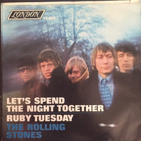 The Rolling Stones : Let's Spend The Night Together / Ruby Tuesday (7", Single, Mono, Styrene, She)