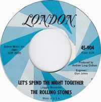 The Rolling Stones : Let's Spend The Night Together / Ruby Tuesday (7", Single, Mono, Styrene, She)