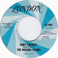 The Rolling Stones : Let's Spend The Night Together / Ruby Tuesday (7", Single, Mono, Styrene, She)