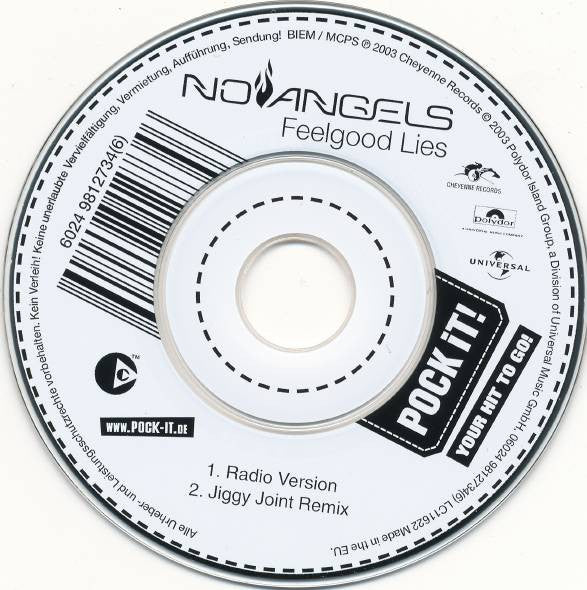 No Angels : Feelgood Lies (CD, Mini, Single)