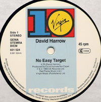 David Harrow : No Easy Targets / Complete Control (12")