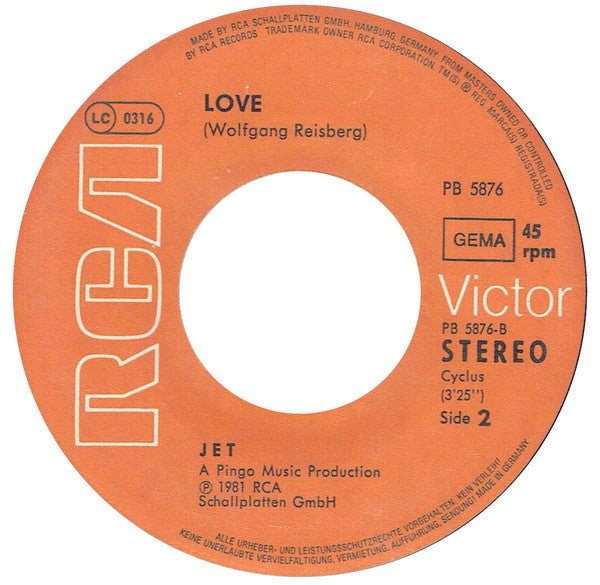 Jet (26) : Children Of The Sun (7", Single)
