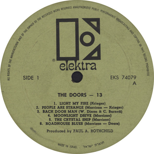 The Doors : 13 (LP, Comp)