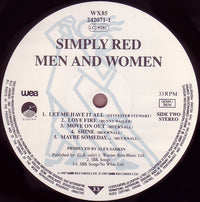 Simply Red : Men And Women (LP, Album, SBK)