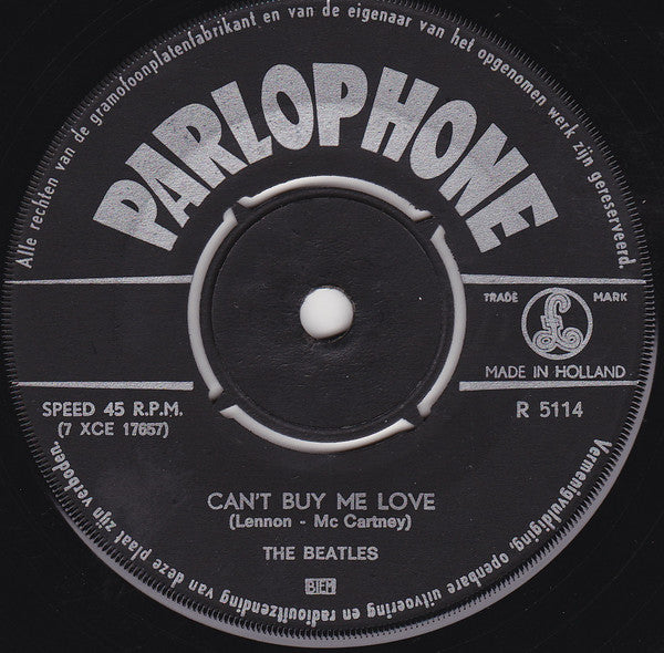 The Beatles : Can't Buy Me Love (7", Single)