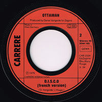 Ottawan : D I S C O (English And French Version) (7", Single)