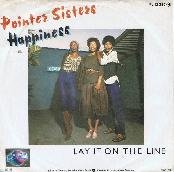 Pointer Sisters : Happiness (7", Single)