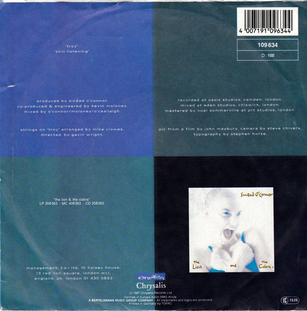 Sinéad O'Connor : Troy (7", Single)