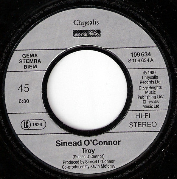 Sinéad O'Connor : Troy (7", Single)