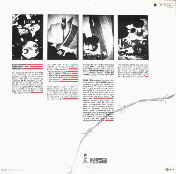 Propaganda : Dr. Mabuse (12", Maxi)