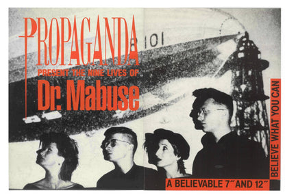 Propaganda : The Nine Lives Of Dr. Mabuse (12", Single, Zep)