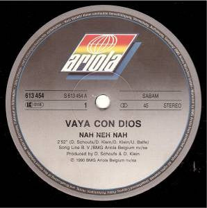 Vaya Con Dios : Nah Neh Nah (12", Maxi)