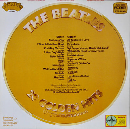 The Beatles : 20 Golden Hits (LP, Comp, Emb)