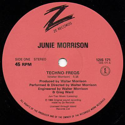 Junie Morrison : Techno-Freqs (12", Single)