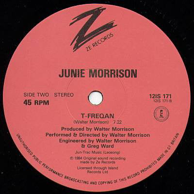 Junie Morrison : Techno-Freqs (12", Single)