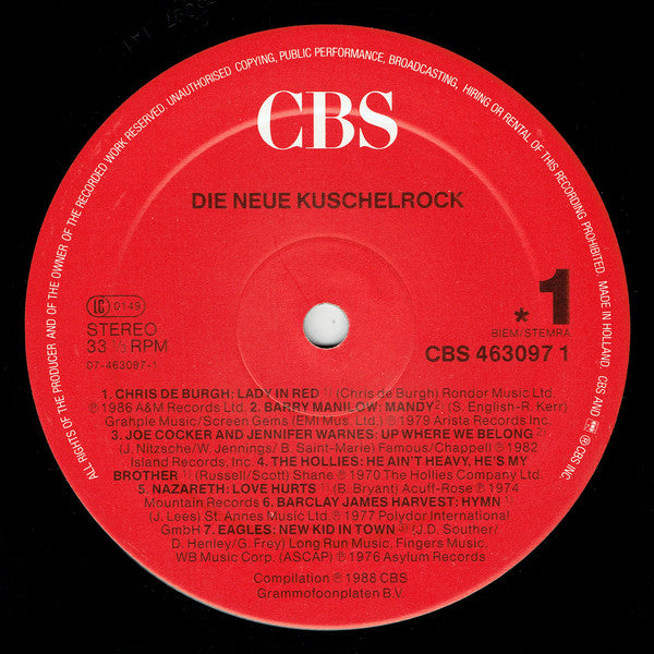 Various : Die Neue Kuschelrock (3xLP, Comp)